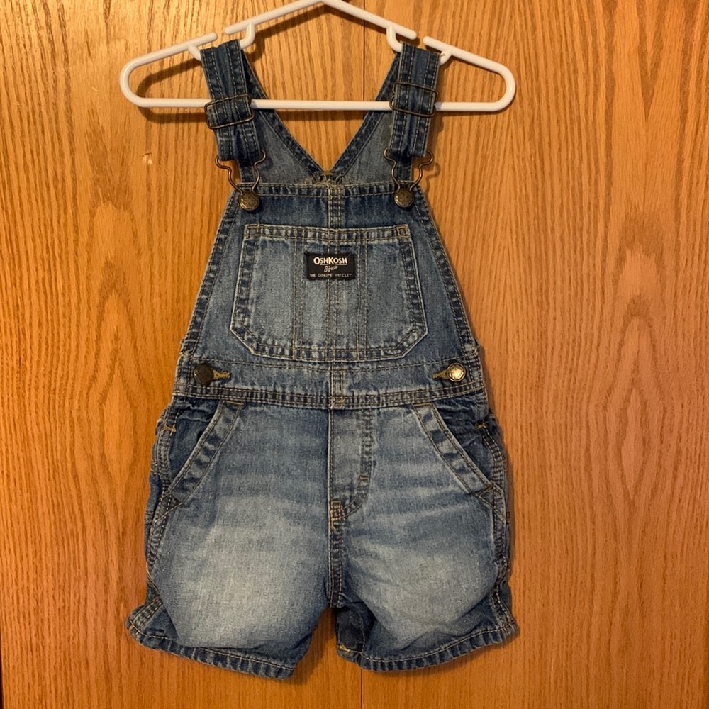 Classic OshKosh B’gosh “short-alls.”